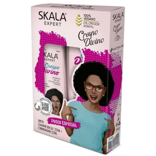 KIT SHAMPOO + ACONDICIONADOR CRESPO DIVINO 325ML - imagen 1