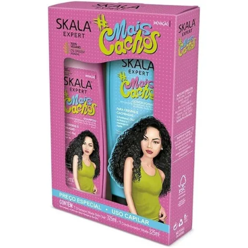 KIT SHAMPOO + ACONDICIONADOR MAIS CACHOS 325ML - imagen 1